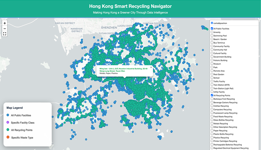 Smart Green Recycling Navigator